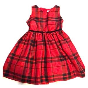 Cat & Jack Girls Plaid Dress
